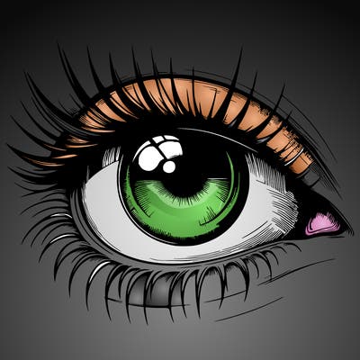 realistic eye