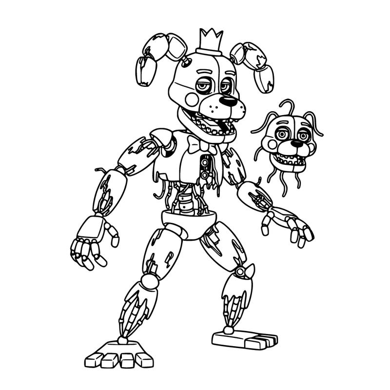 fnaf game 2 mangle