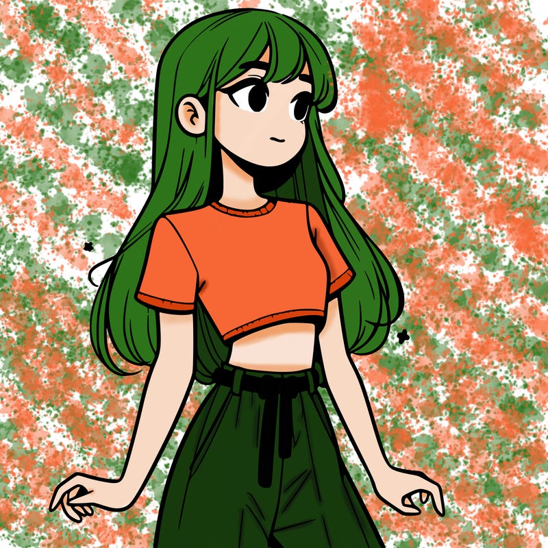 girl in a cute crop top