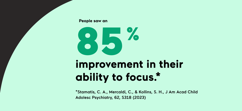 85%의 집중력 능력 개선을 보여주는 EndeavorOTC 임상 연구 결과