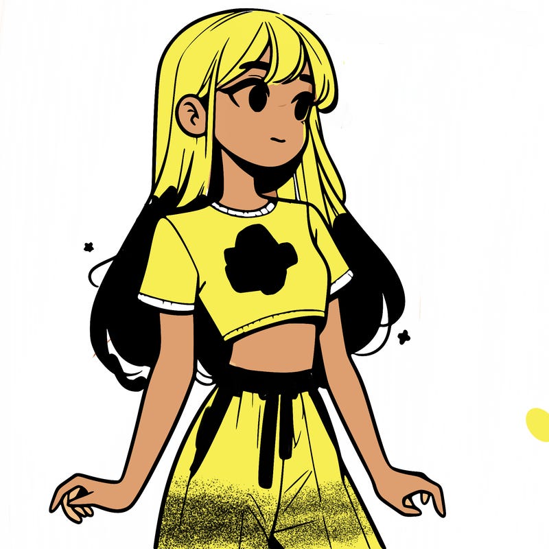 girl in a cute crop top