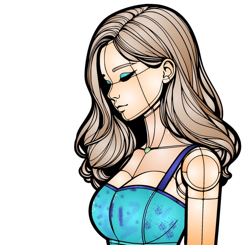 really really realistic girl with lots of detail