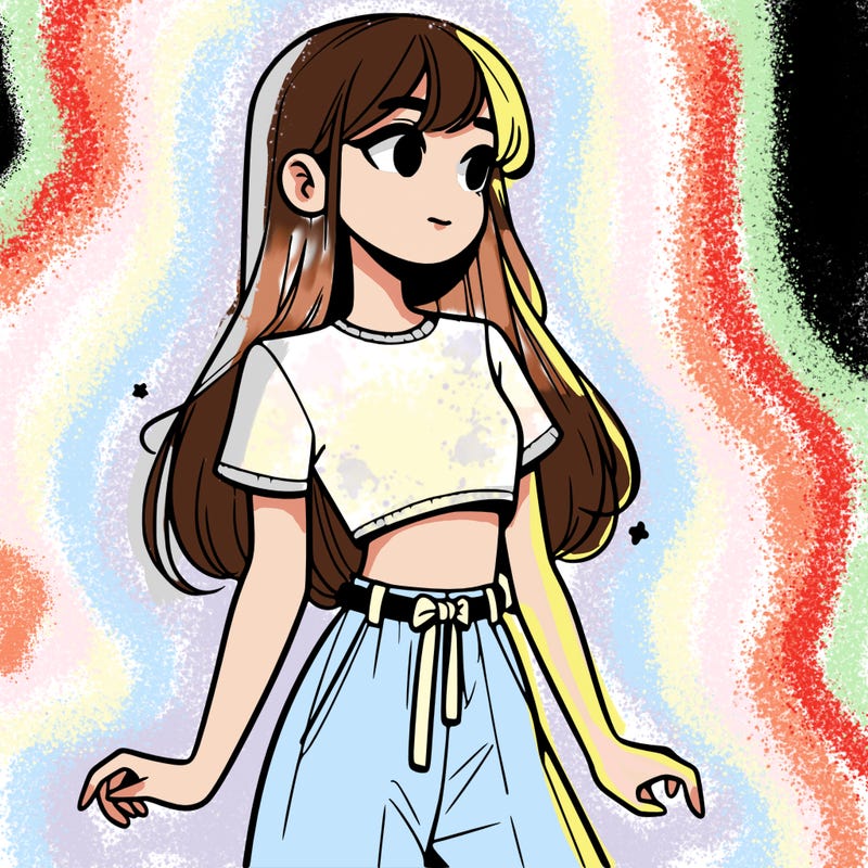 girl in a cute crop top