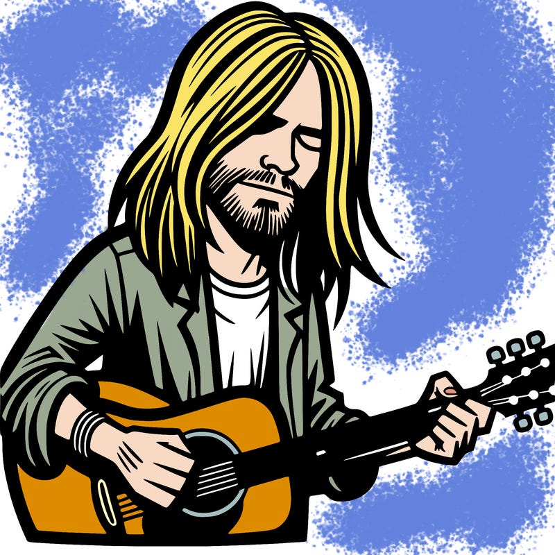 kurt cobain the lead singer of nirvana