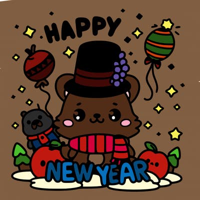 message : happy new year