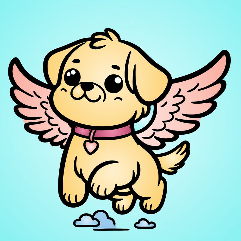 dog with wings