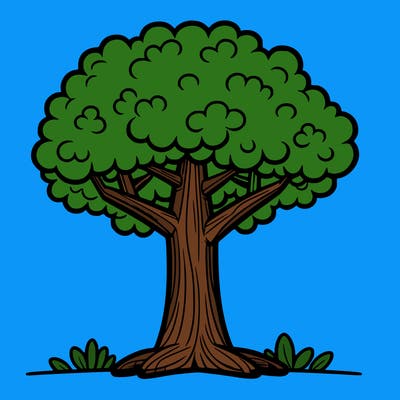 tree cartoon