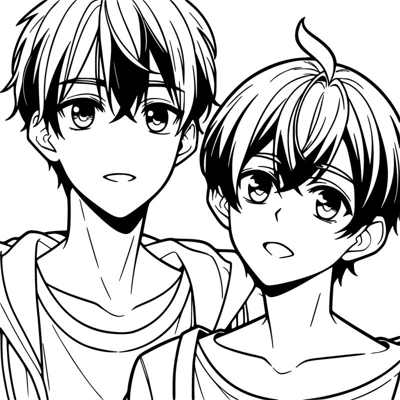 two manga boys