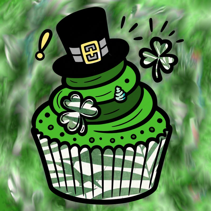 saint patrick’s day cupcake