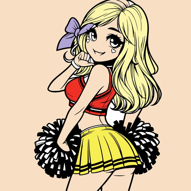 realistic cheerleader