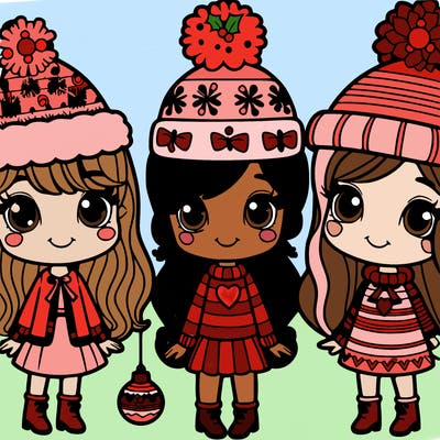 christmas  girls
