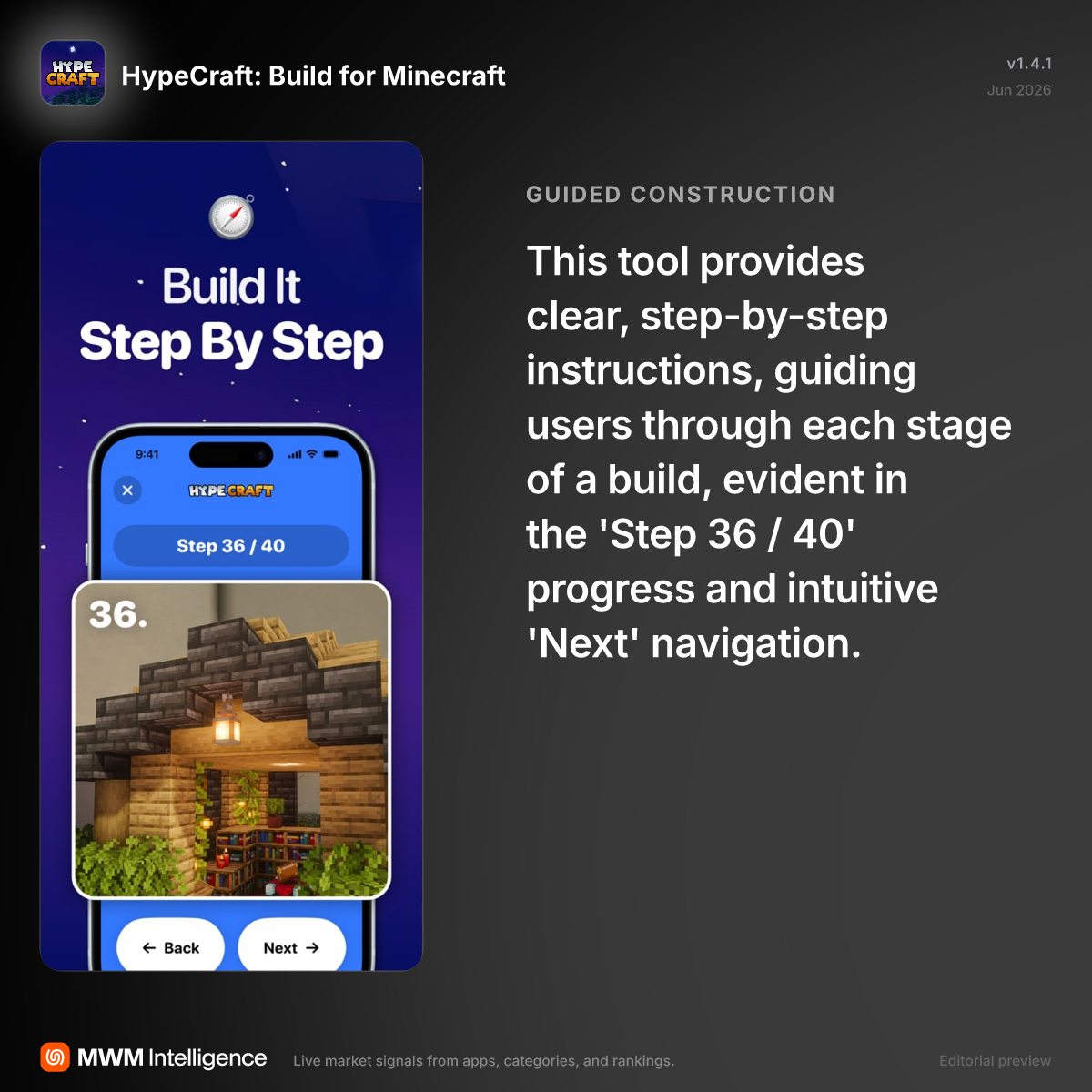 HypeCraft: Build for Minecraft - Entertainment App | MWM