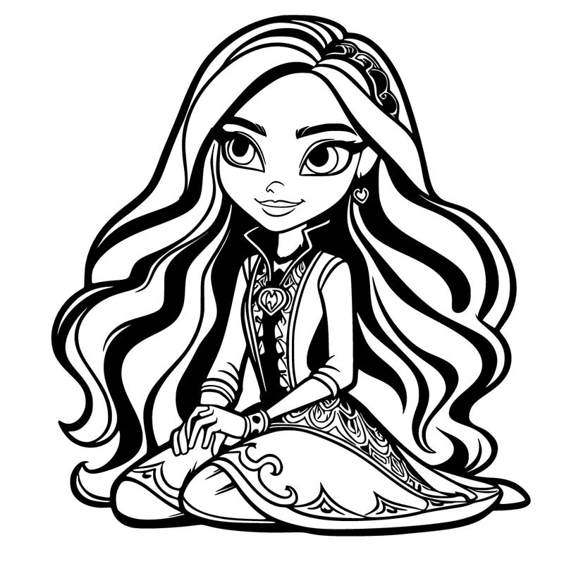 red from descendants four