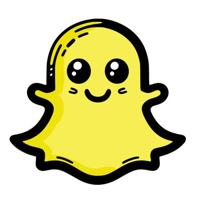 regular snapchat logo