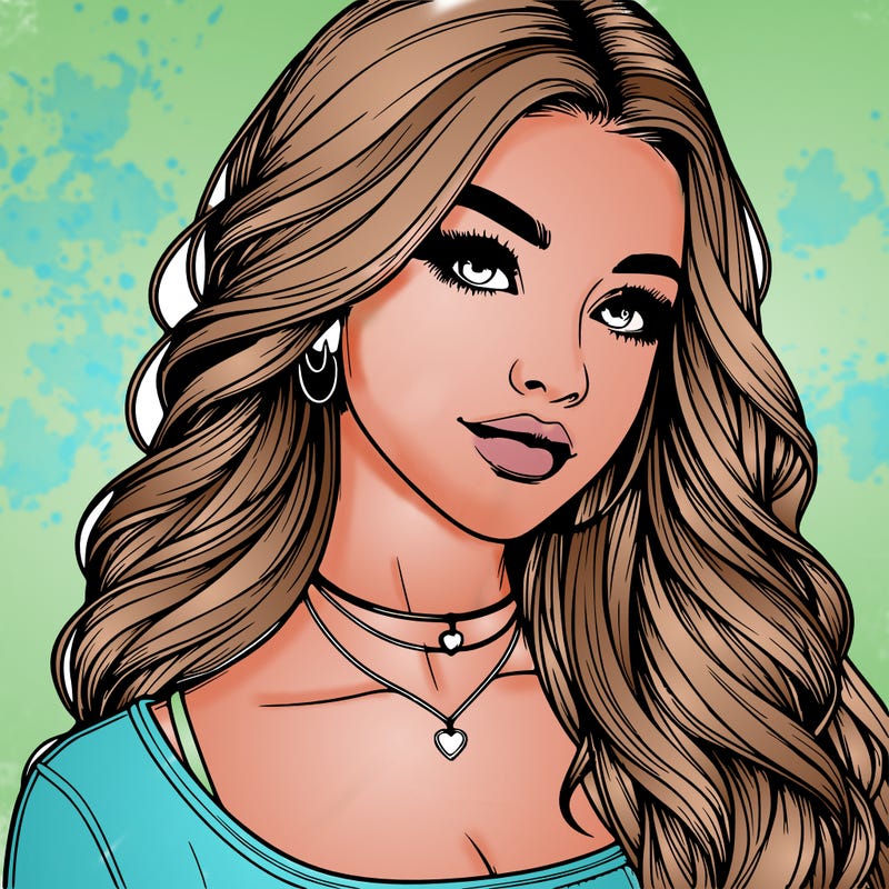 detailed realistic girl