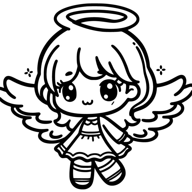 cute angel girl