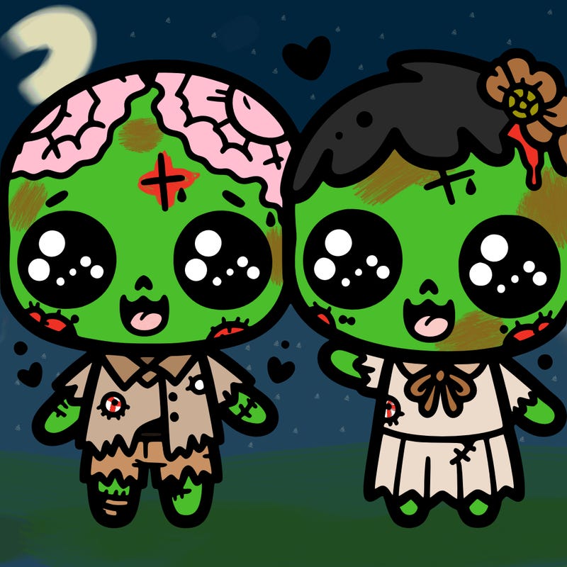 kawaii zombies