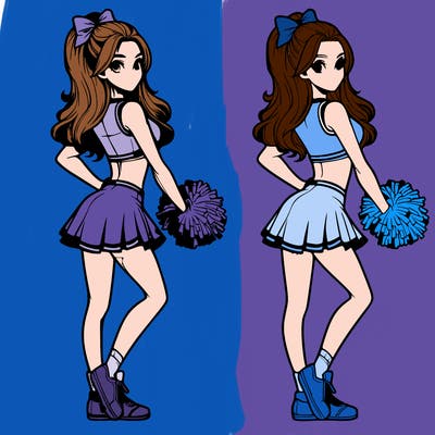 realistic cheerleader