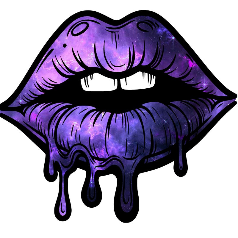 lips that look realistic and drip