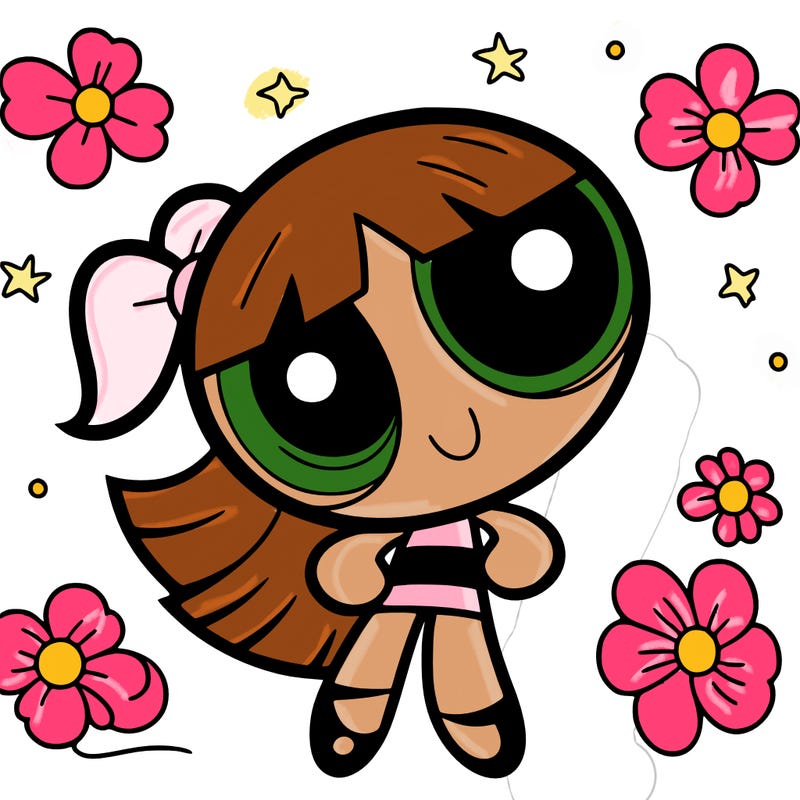 a powerpuff girl