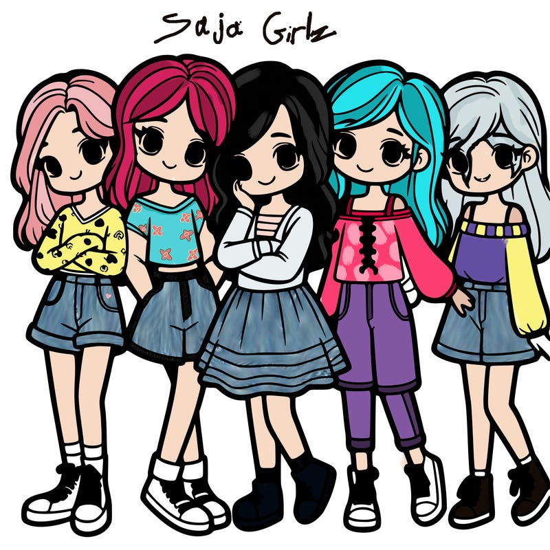 5 girls