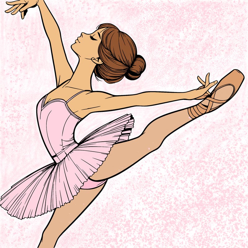 realistic ballerina