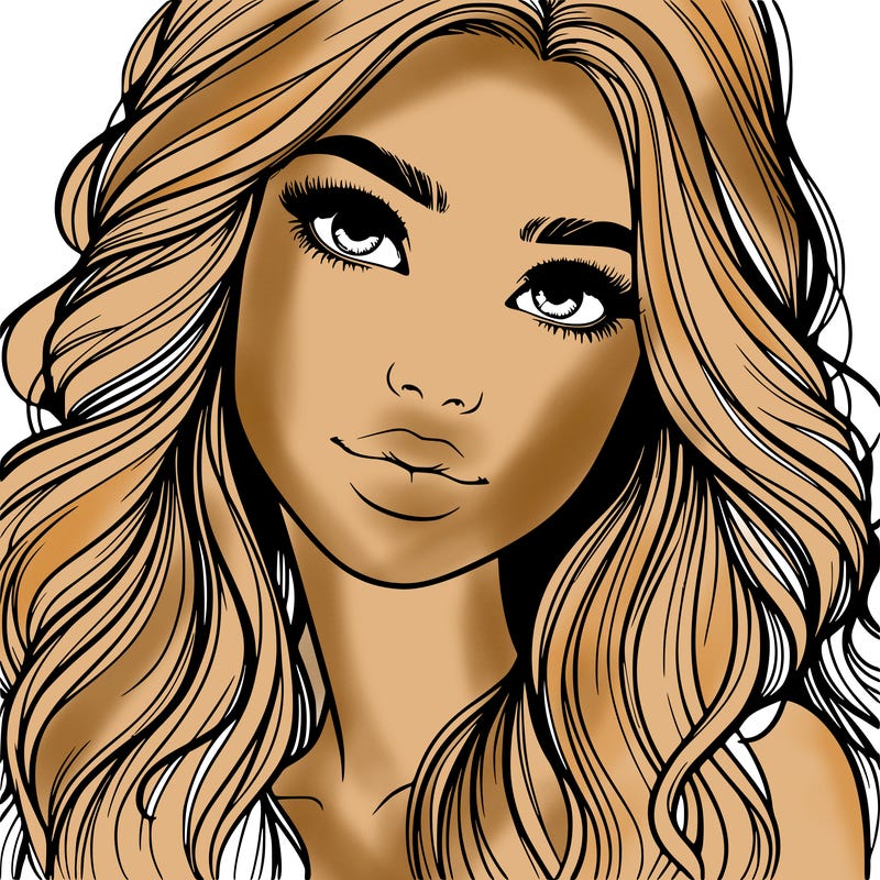 beautiful realistic girl