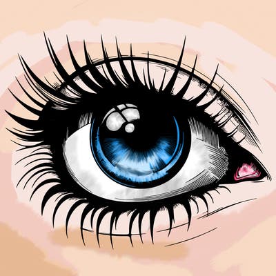 realistic eye
