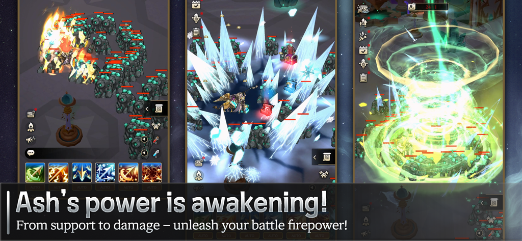 Ash N Veil : Fast Idle Action - Ash N Veil action RPG gameplay showing magical skills and monster combat