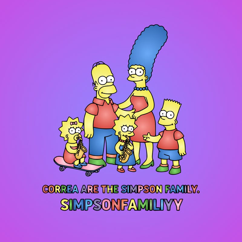 correa are the simpson family. -. simpsonfamilyy
-