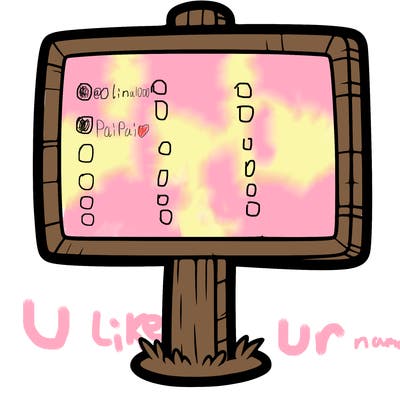 a blank sign