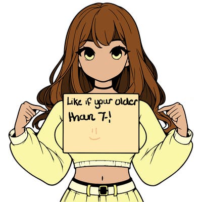 girl holding a blank sign in a long sleeve crop top