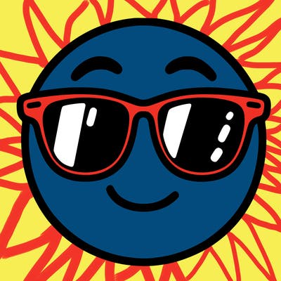 emoji with sunglasses