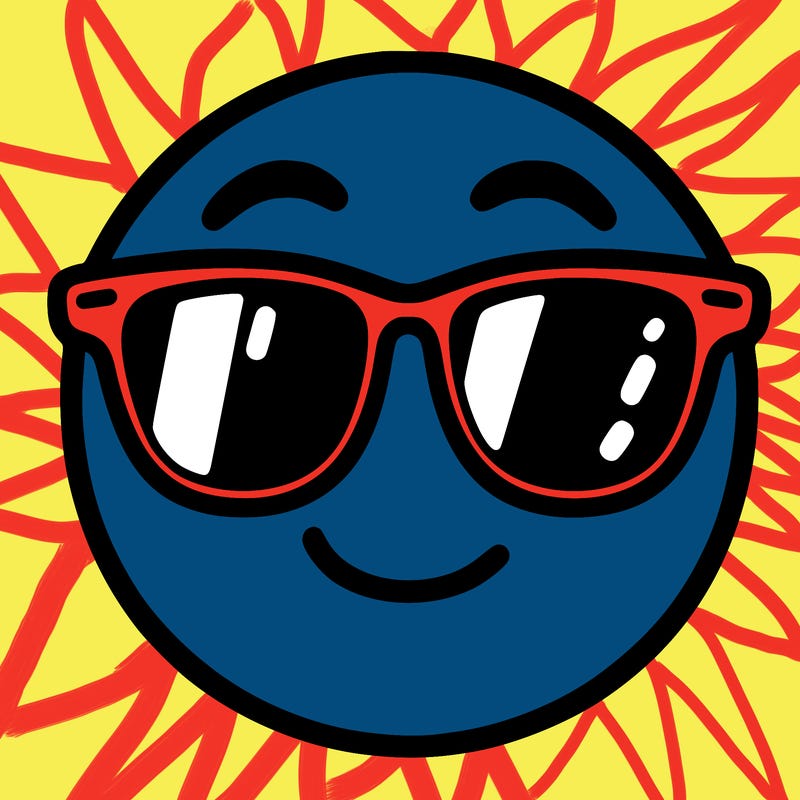 emoji with sunglasses