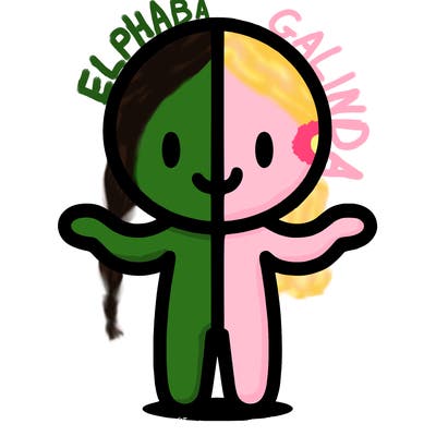 person split on half