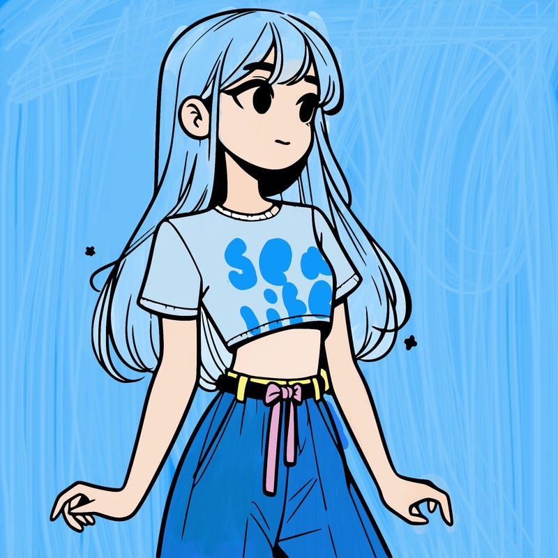 girl in a cute crop top