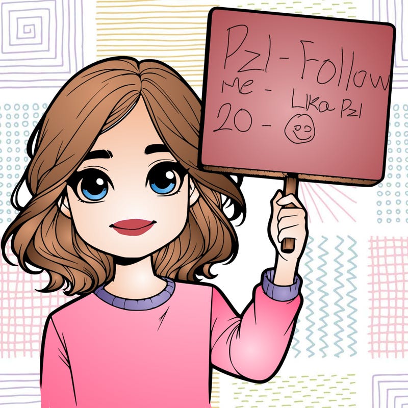 realistic girl holding up a sign