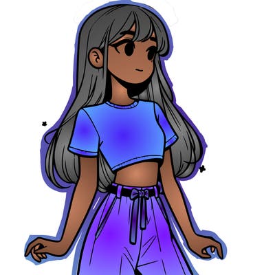 girl in a cute crop top