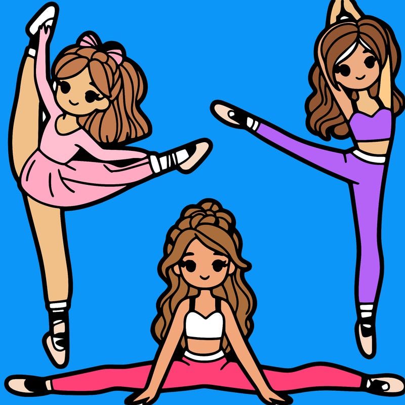 girls doing the splits