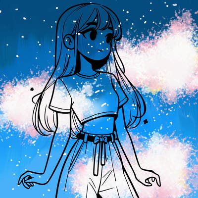 girl in a cute crop top