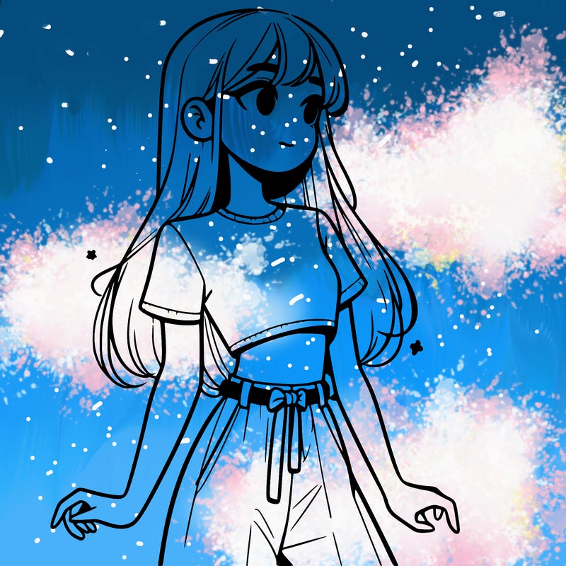 girl in a cute crop top