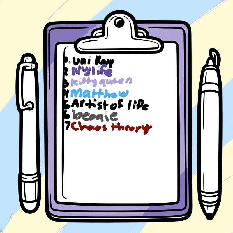 blank clip board with pen