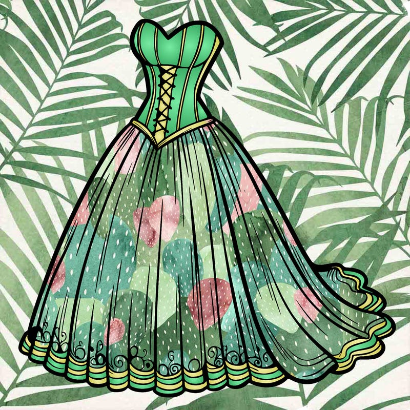 wedding dress-corset and a long and flowy skirt