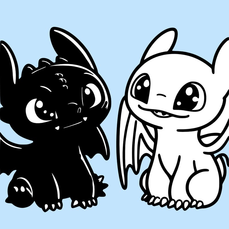 toothless and light fruy