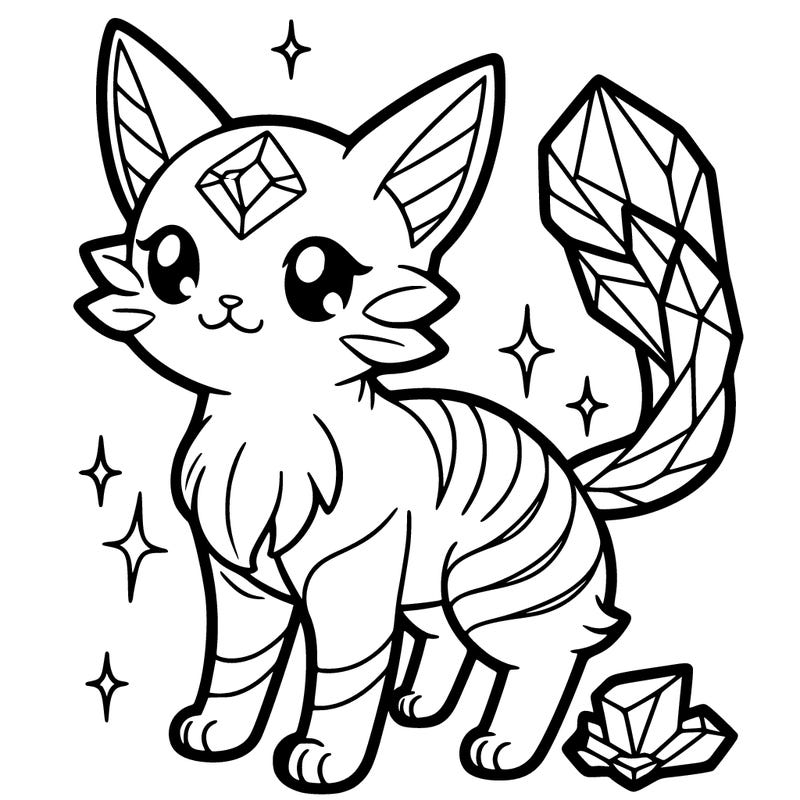 crystal kitten