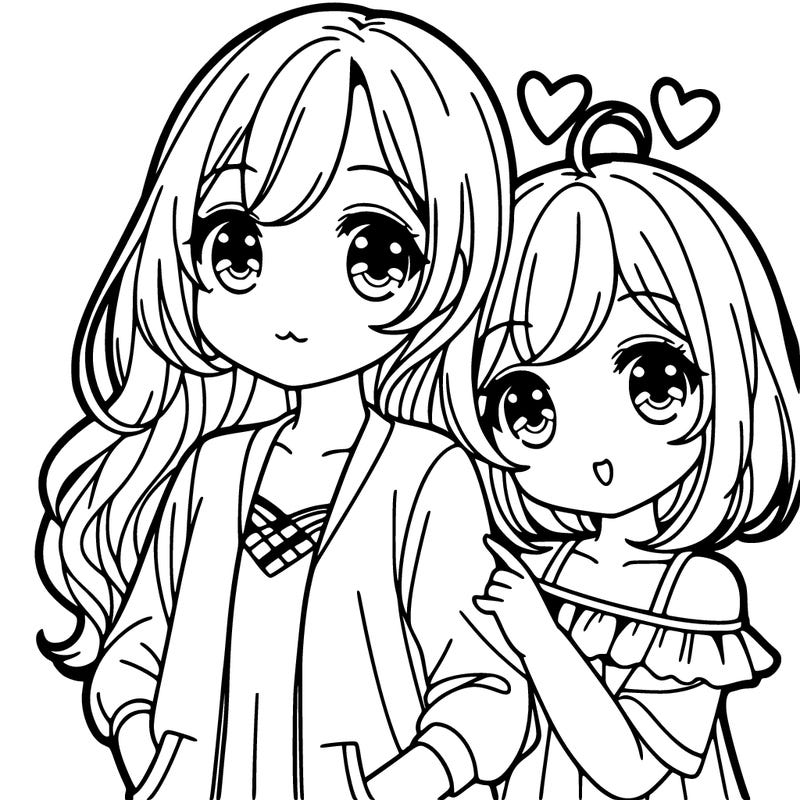 a girl with a girl