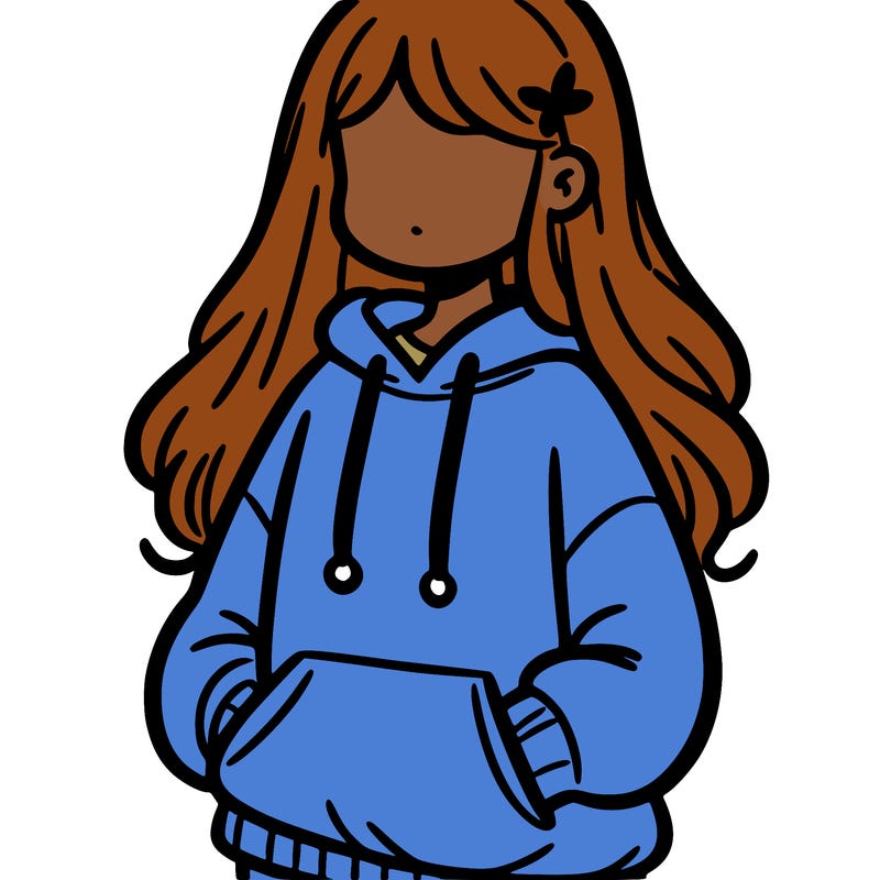 girl in sweatshirt