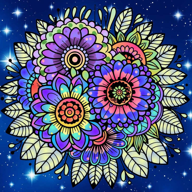 mandala flowers