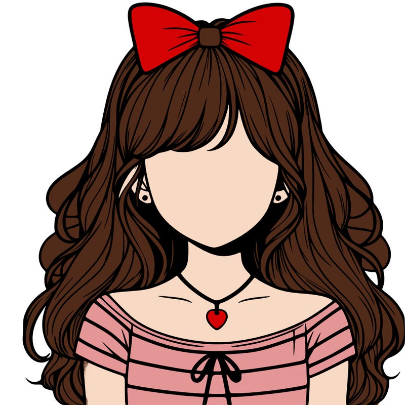 realistic girl no face