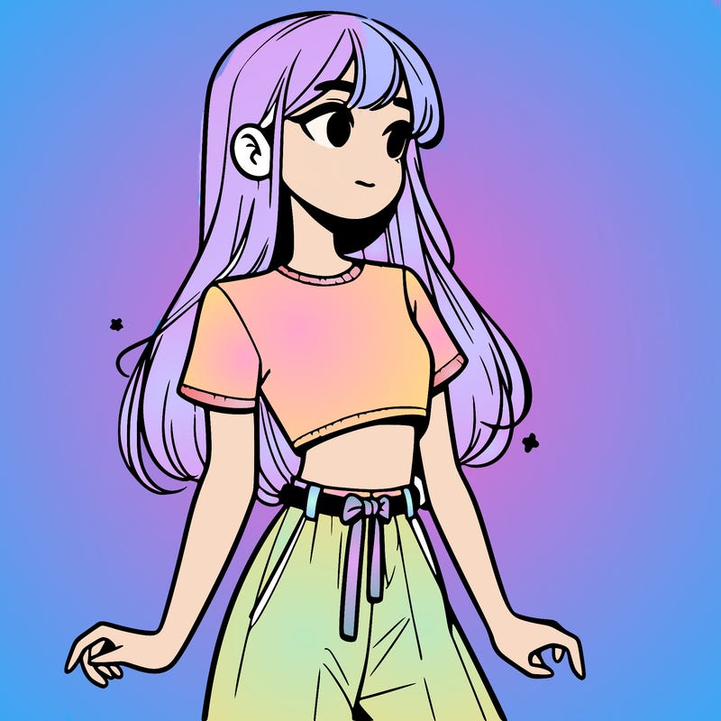 girl in a cute crop top